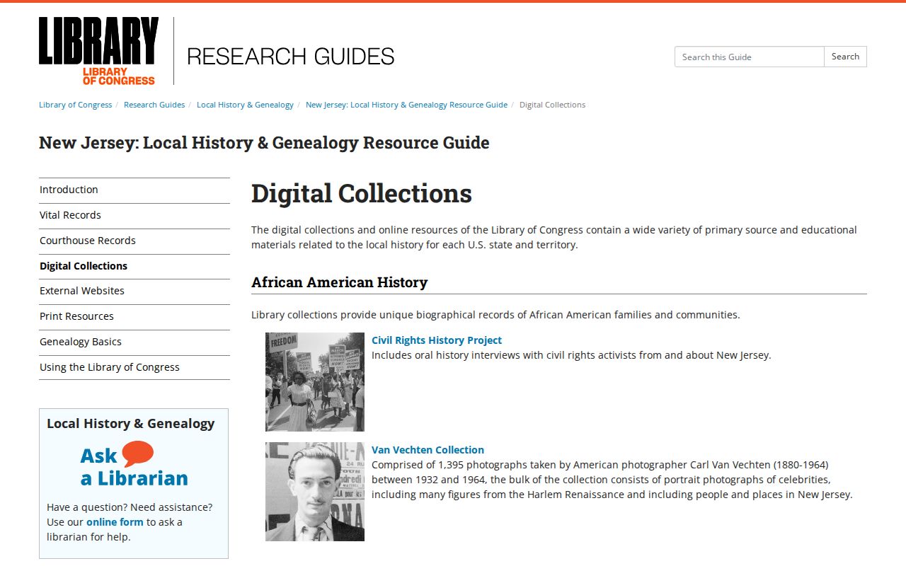 Jackson Township city directory method using Library of Congress New Jersey directories and maps