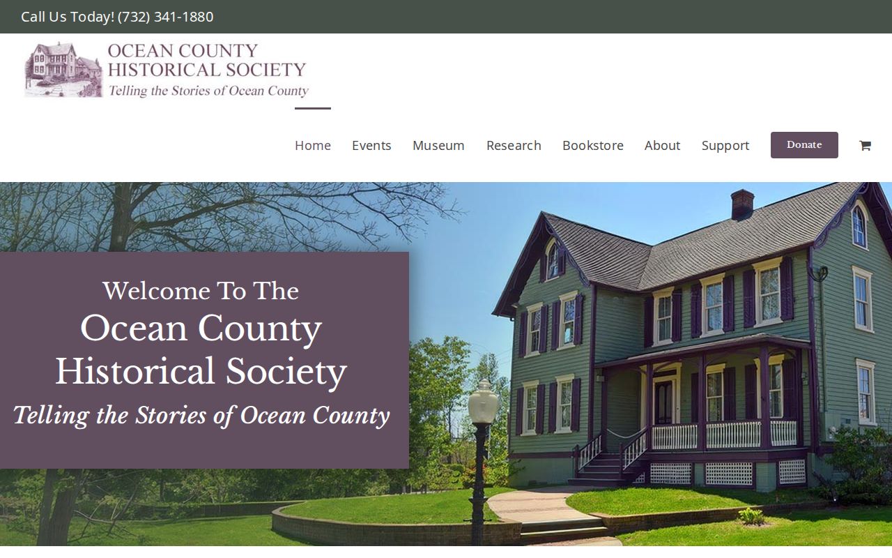 Jackson Township previous residents Ocean County Historical Society research collections